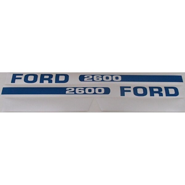 Aftermarket Hood Decal Set Decals Fits FordNew Holland Tractor 2600 F508H - main
